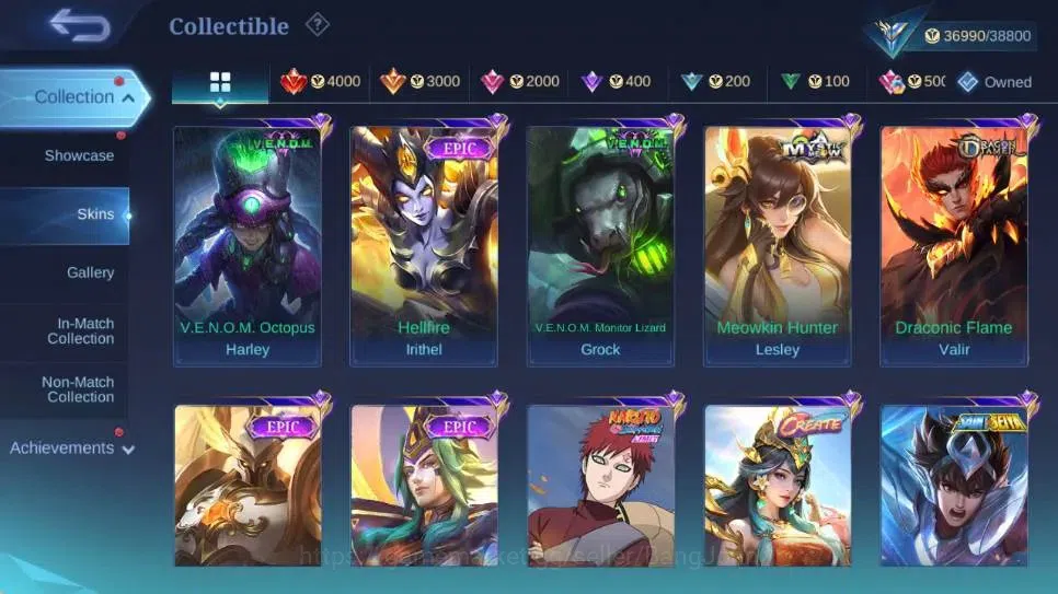 Mobile Legends: Bang Bang Accounts Global|Hero110|Skin168|Expert|Collector Natalia|Co image 7