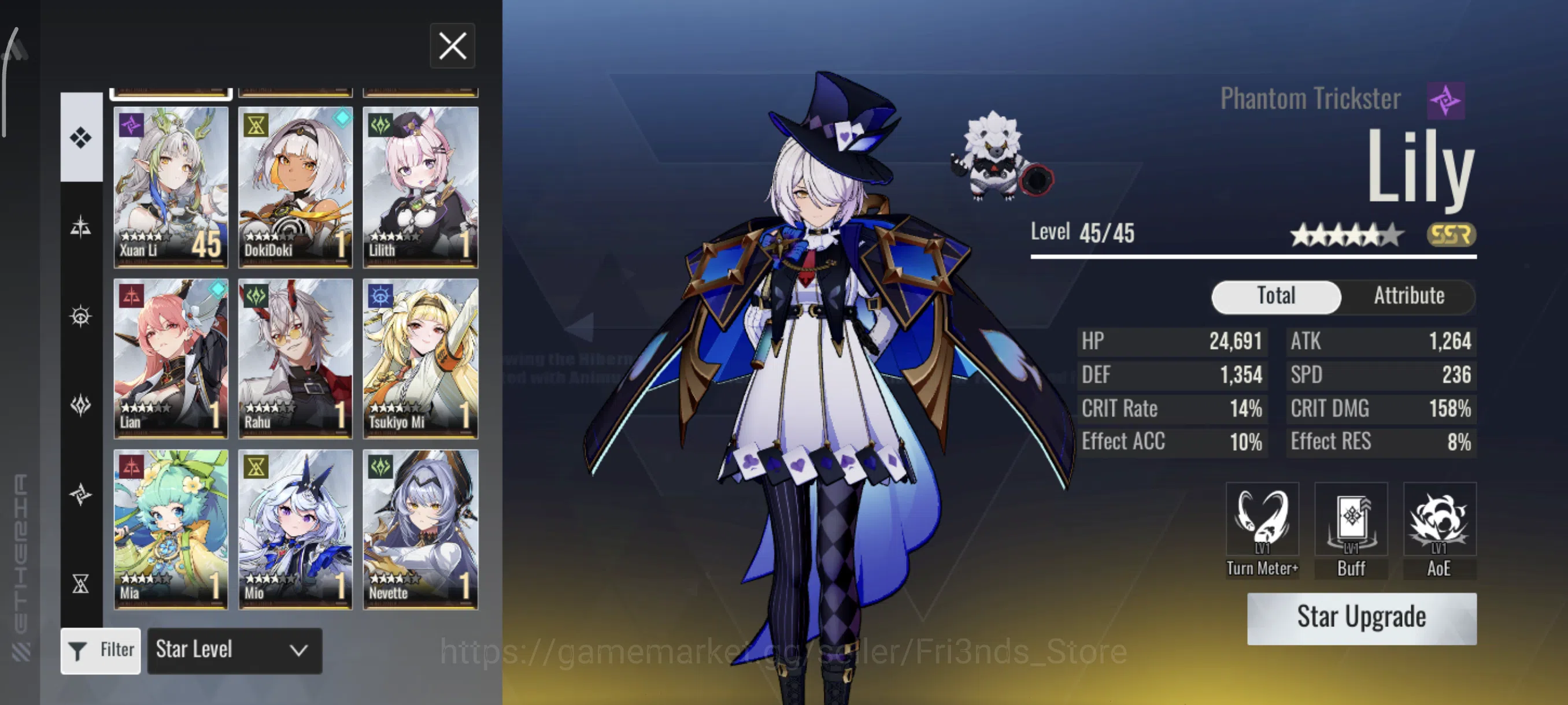 Etheria: Restart Accounts ETR126 | GLOBAL 21 | BEAST MIDGAME 15SSR 7LND PLUM image 2