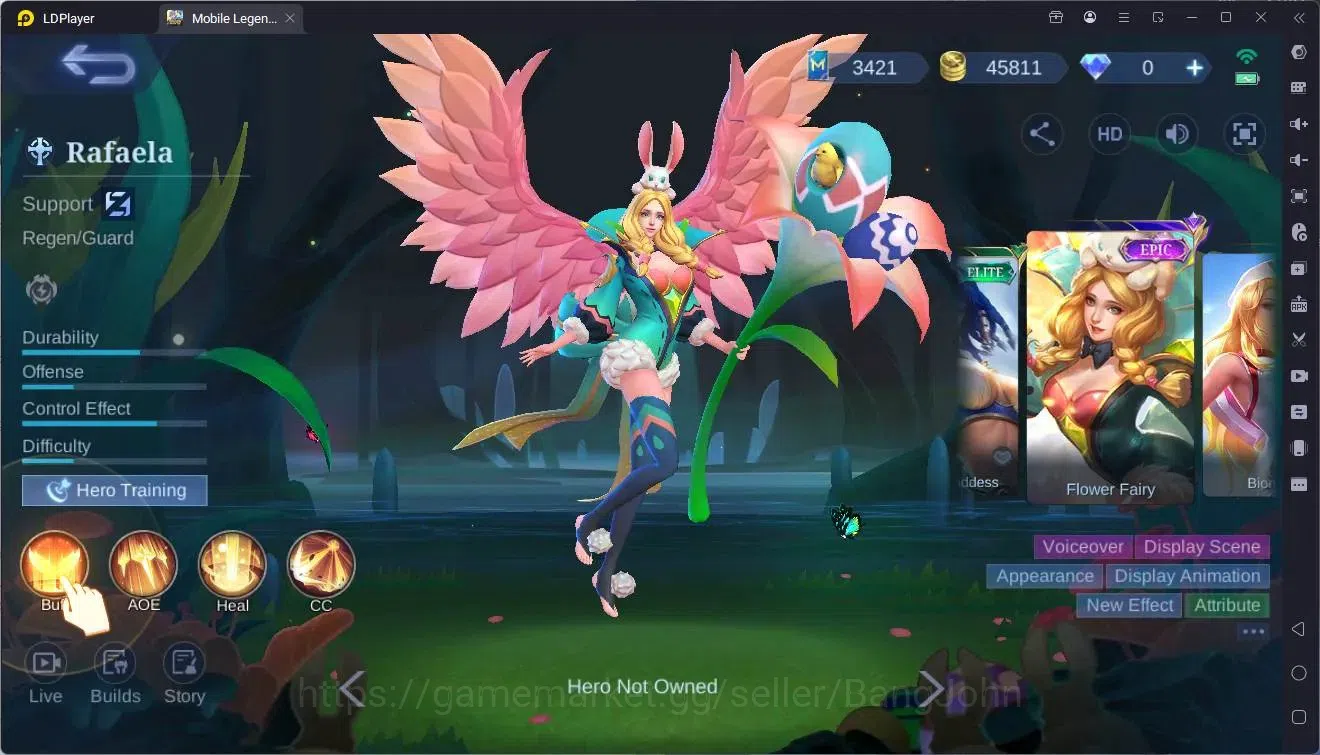 Mobile Legends: Bang Bang Accounts Global|Hero 46|Skin 70|Seasoned|9th Fanny|Dragon L image 1