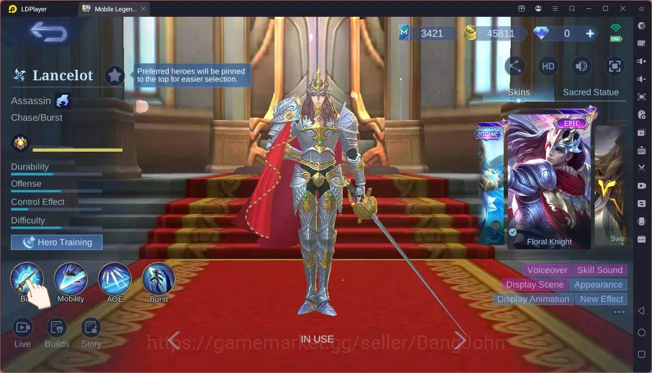 Mobile Legends: Bang Bang Accounts Global|Hero 46|Skin 70|Seasoned|9th Fanny|Dragon L image 3