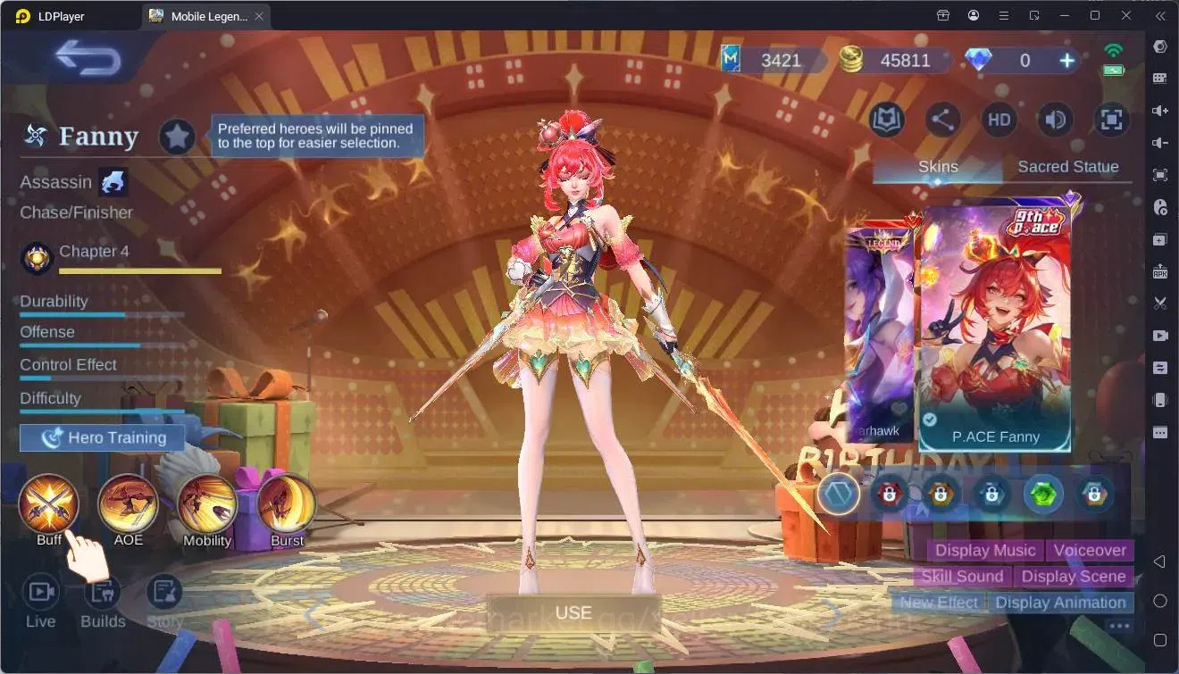 Mobile Legends: Bang Bang Accounts Global|Hero 46|Skin 70|Seasoned|9th Fanny|Dragon L image 6