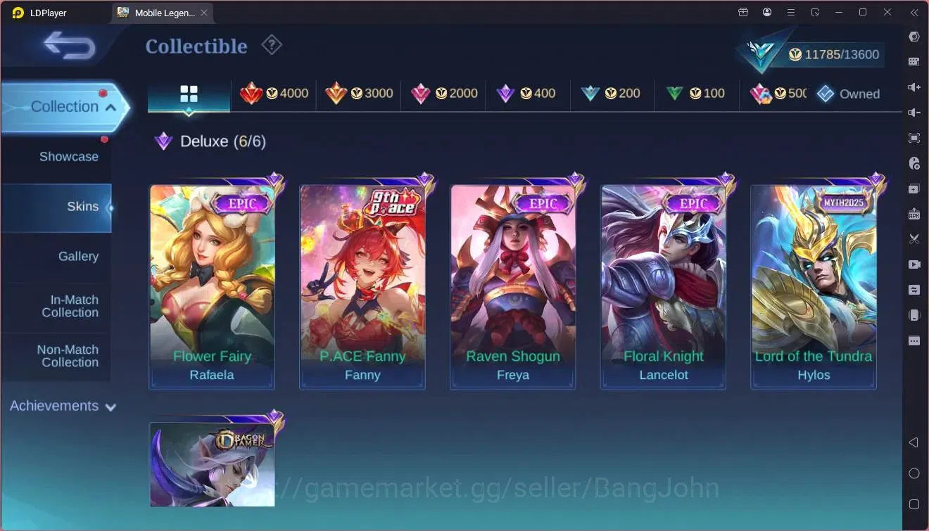 Mobile Legends: Bang Bang Accounts Global|Hero 46|Skin 70|Seasoned|9th Fanny|Dragon L image 9