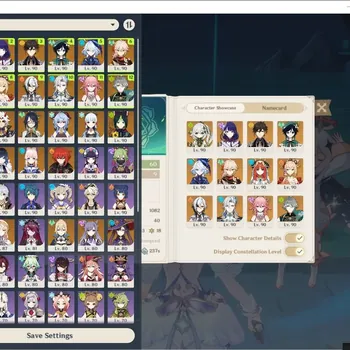 Genshin Impact Accounts End Game ASIA EndGame|21 Limit+5 WP Limit [Odette,Kazuha C2,Nahida