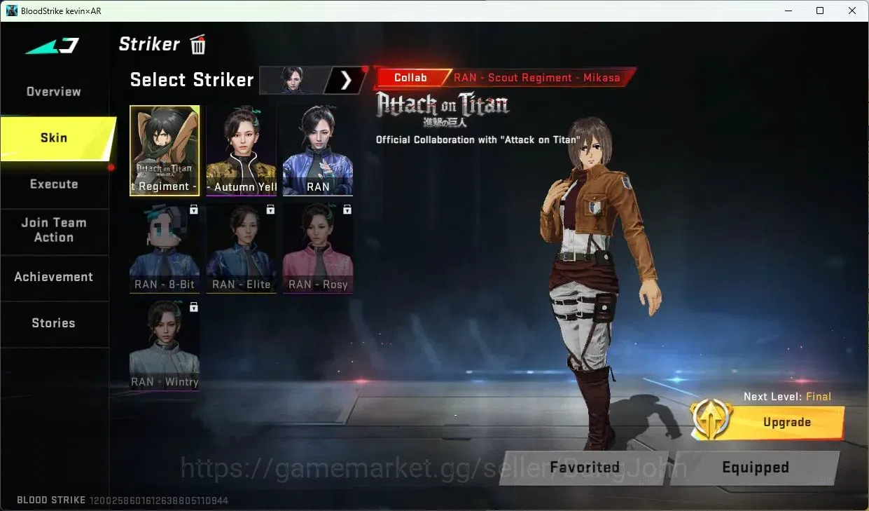 Blood Strike Accounts ASIA | EVO FAL-Evolved Draco | 4 Collab Skins | 13 image 3