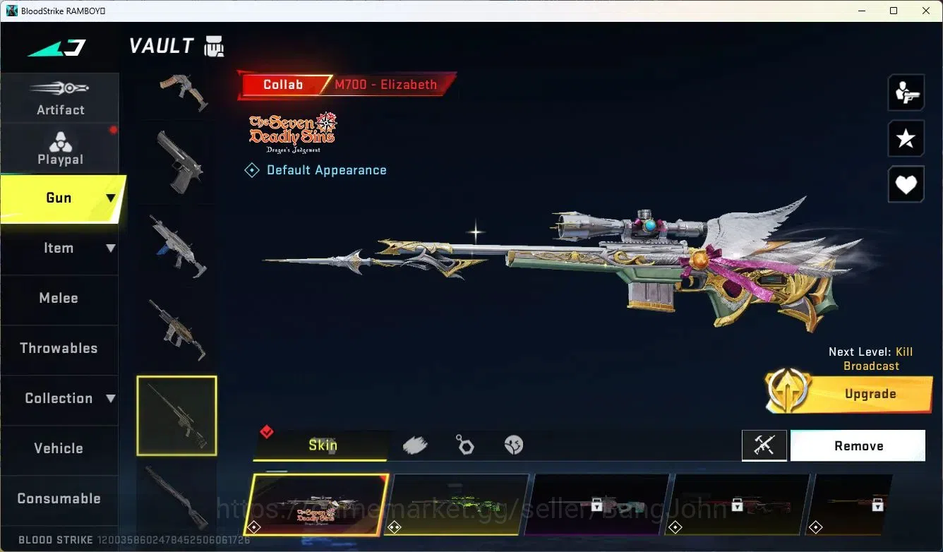 Blood Strike Accounts ASIA | ETERNAL: Desert Eagle-Scorpius|4 7DS Gun |2 image 5
