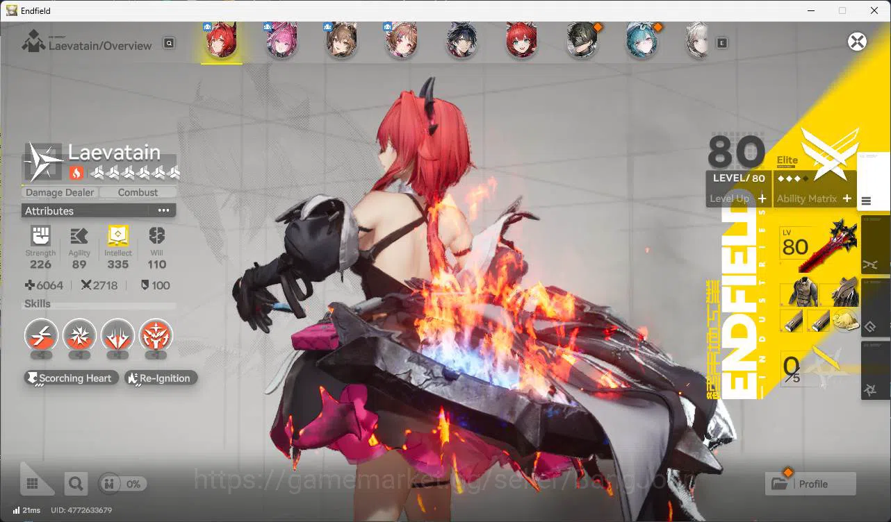 Arknights: Endfield Accounts ASIA | LVL 52 | laevatain, Yvonne, Gilberta, Ardel image 5