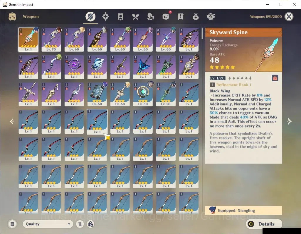 Genshin Impact Accounts ASIA| AR 45| BD Unset+Rate ON| 1 Limited + 1 (*5St image 3