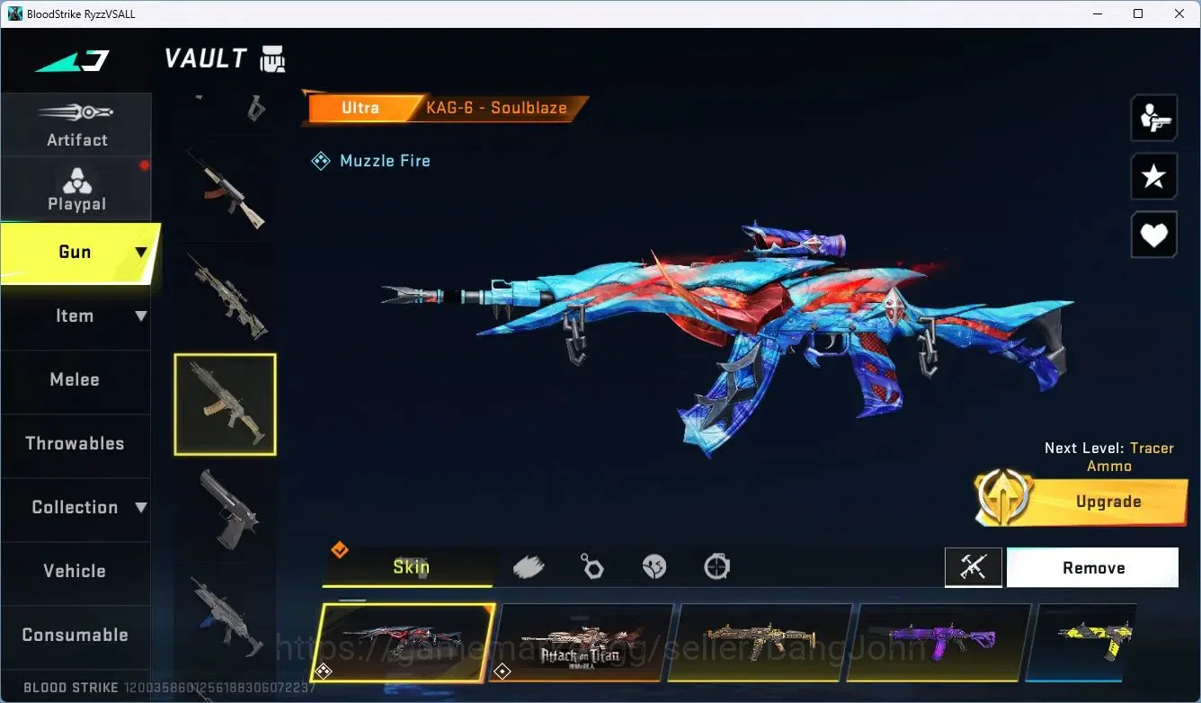 Blood Strike Accounts ASIA | 1 EVO: FAL-Evolved Draco|1 ETERNAL Uzi|2 AO image 5