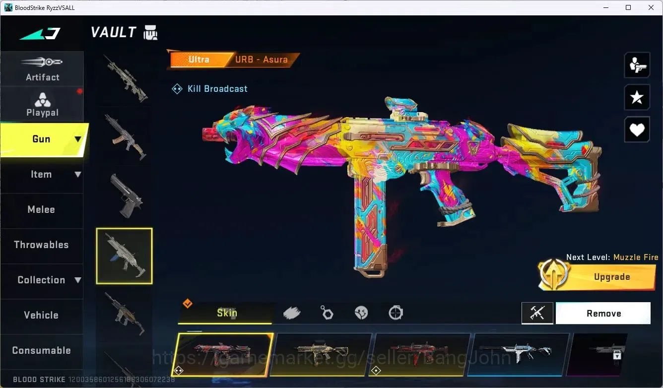 Blood Strike Accounts ASIA | 1 EVO: FAL-Evolved Draco|1 ETERNAL Uzi|2 AO image 8