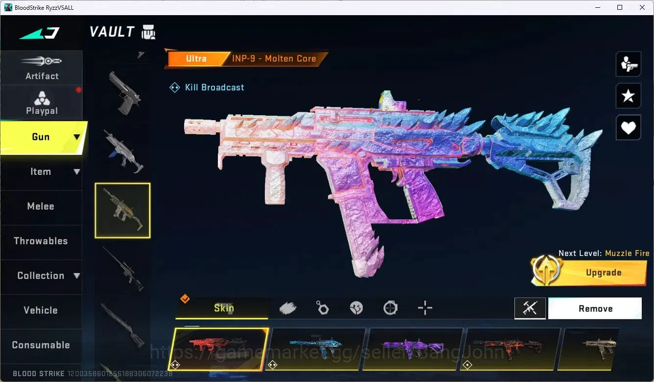 Blood Strike Accounts ASIA | 1 EVO: FAL-Evolved Draco|1 ETERNAL Uzi|2 AO image 9