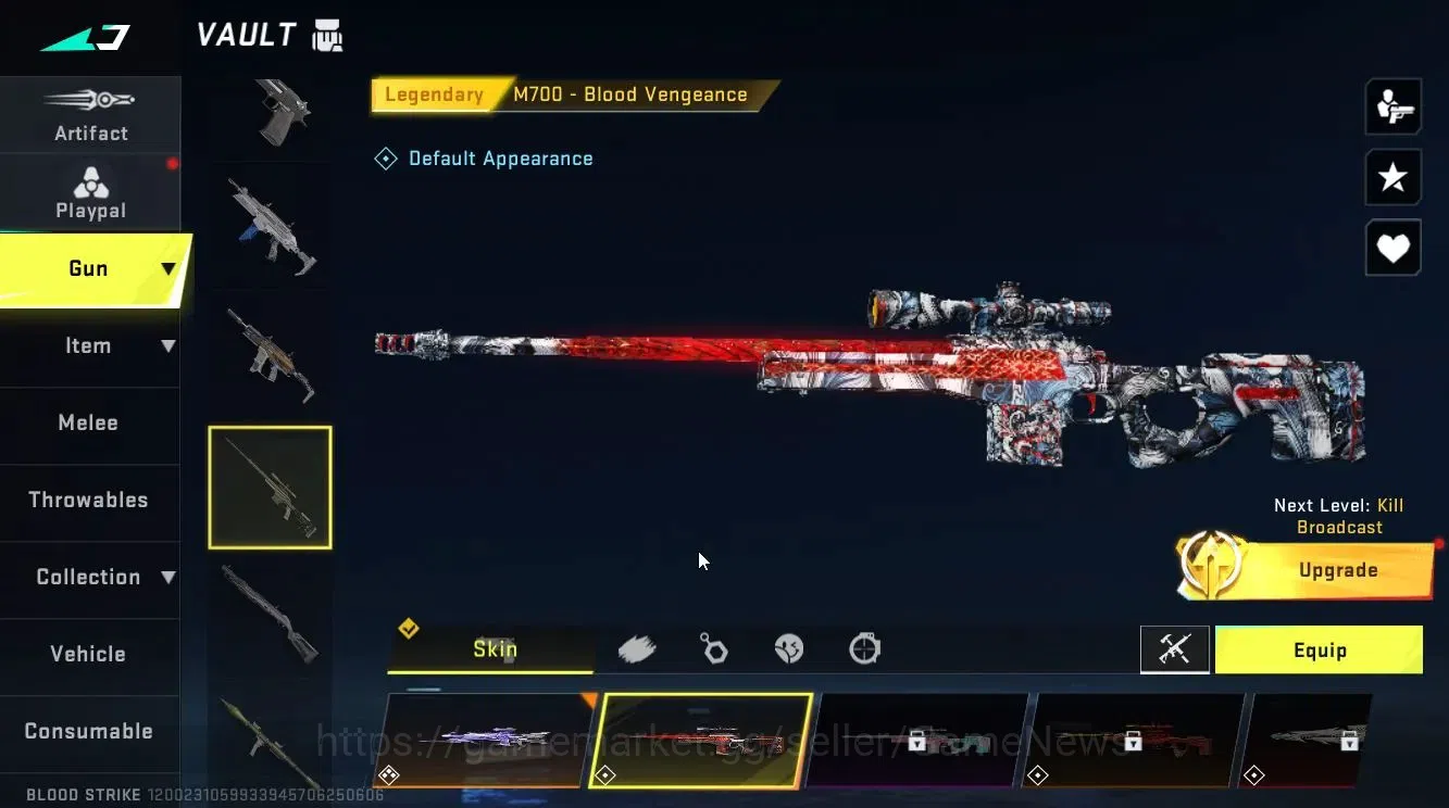 Blood Strike Accounts ASIA|ULTRA [M700-Iridian]|Legendary [M700-Blood Ve image 6