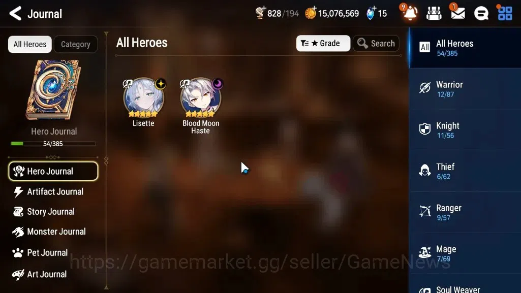 Epic Seven Accounts Starter GLOBAL UnVerif|New Era|2 ML(Lisete,Blood Moon Haste)+Tenebria,Elvira,Iseria,Landy,Etc|Poh 1