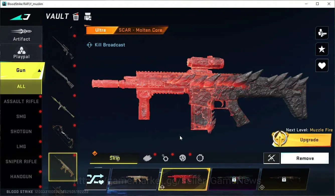 Blood Strike Accounts ASIA|MELEE Talon Knife-Scythe+12 ULTRA[HANK-Tricky image 11
