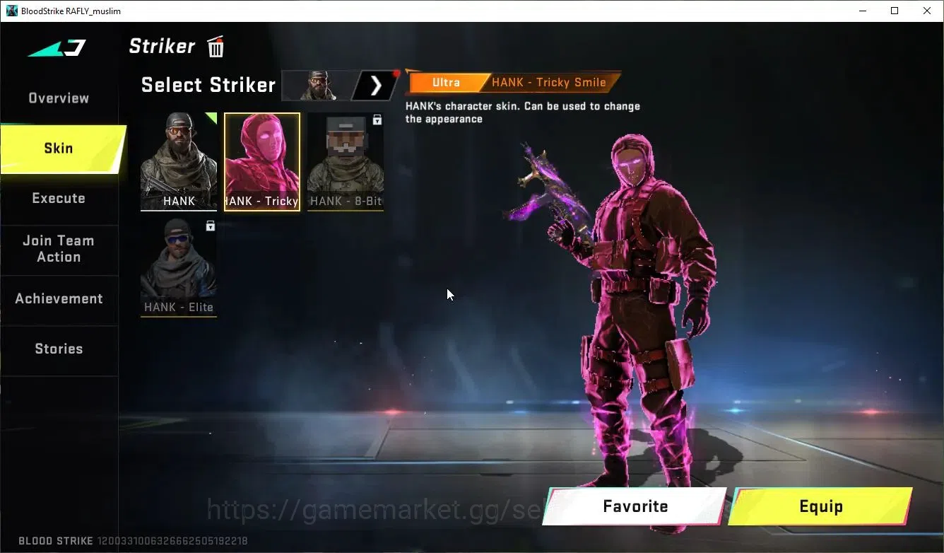 Blood Strike Accounts ASIA|MELEE Talon Knife-Scythe+12 ULTRA[HANK-Tricky image 3