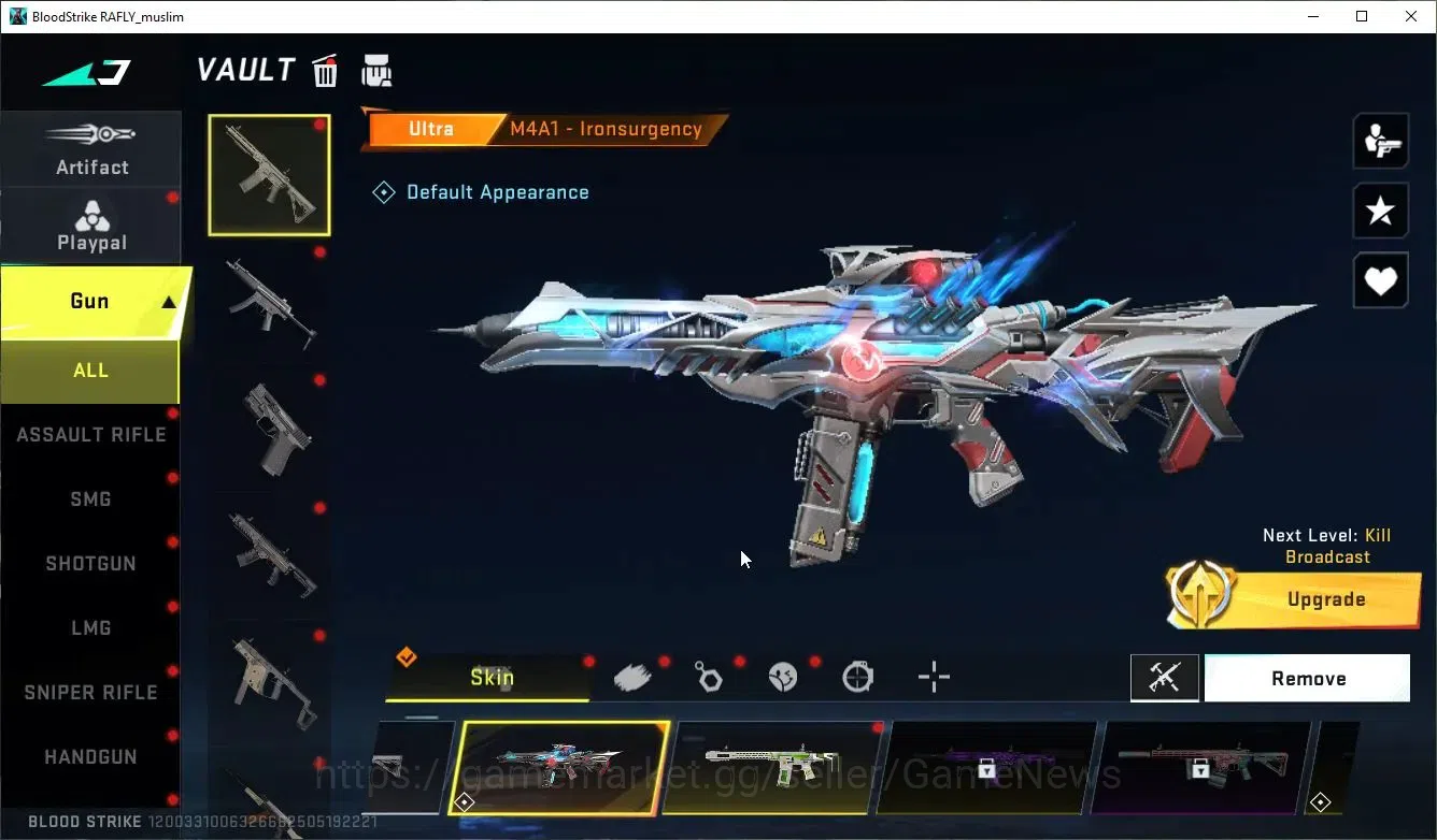 Blood Strike Accounts ASIA|MELEE Talon Knife-Scythe+12 ULTRA[HANK-Tricky image 6