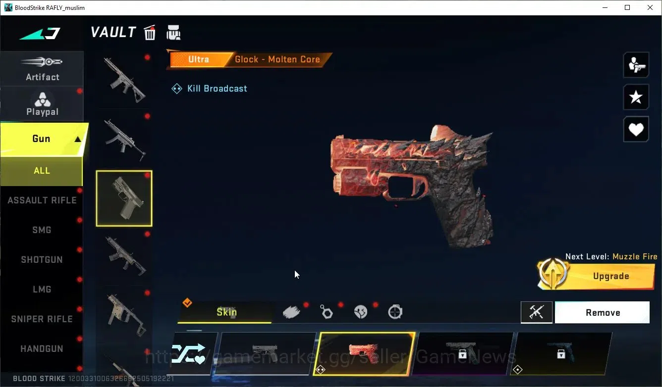 Blood Strike Accounts ASIA|MELEE Talon Knife-Scythe+12 ULTRA[HANK-Tricky image 7