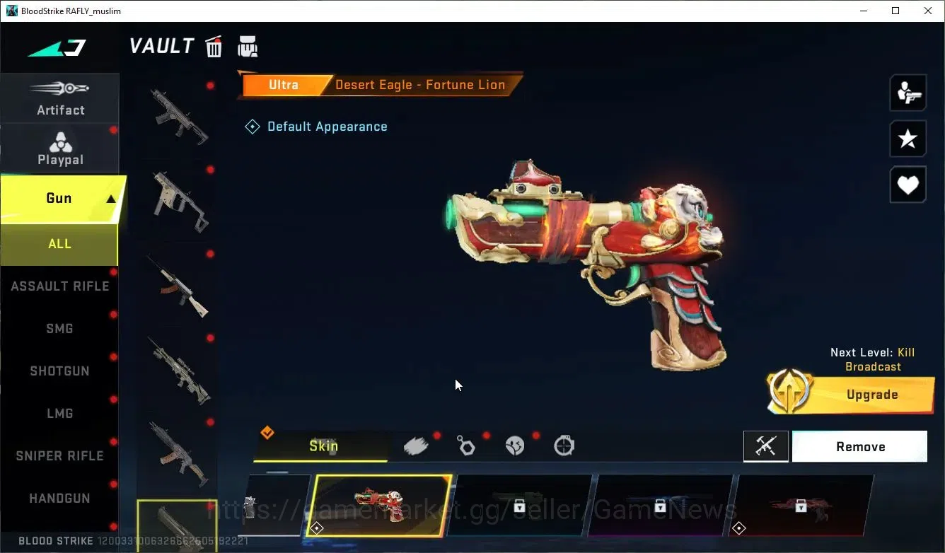 Blood Strike Accounts ASIA|MELEE Talon Knife-Scythe+12 ULTRA[HANK-Tricky image 8