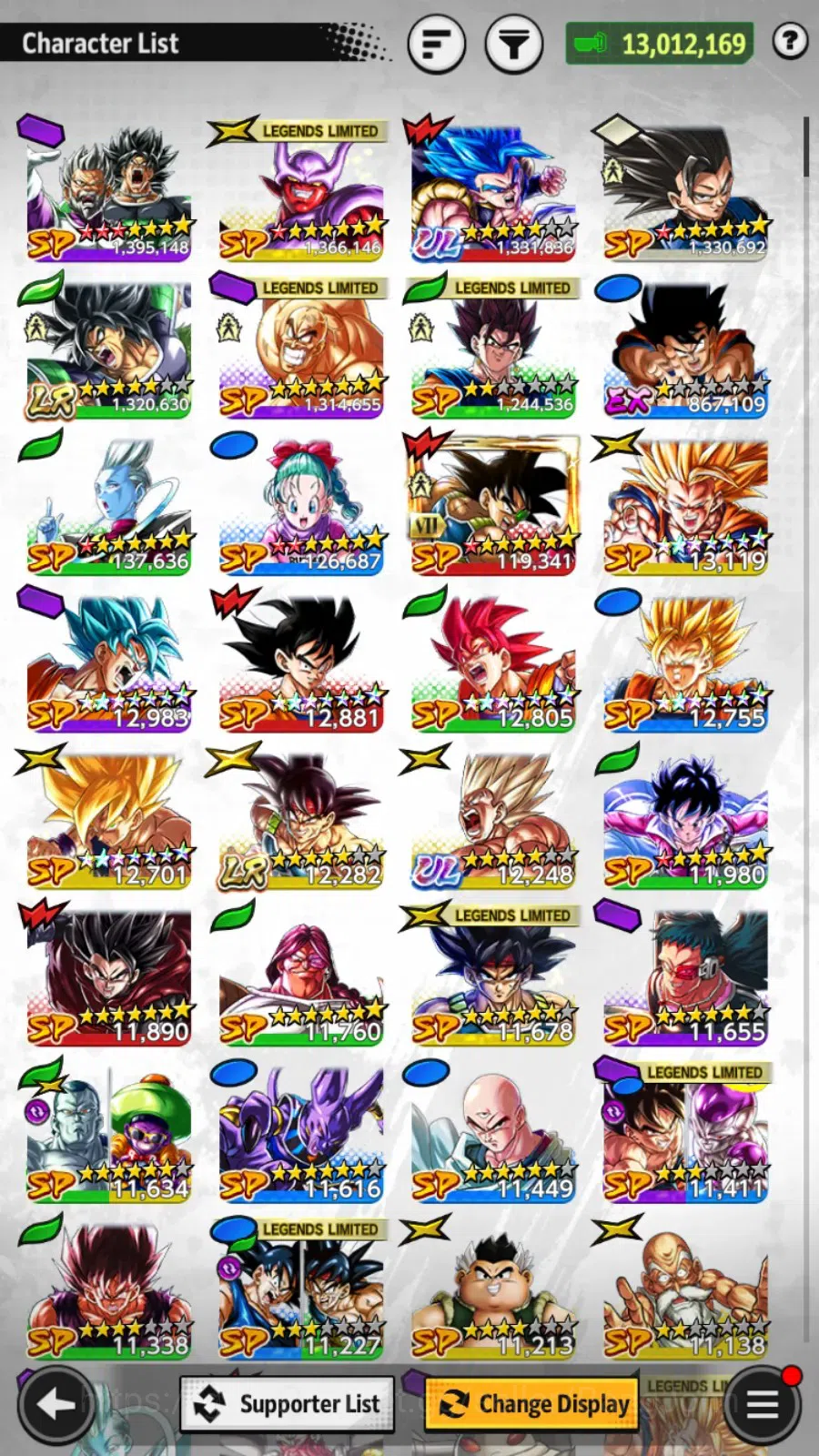 Dragon Ball Legends Accounts Android/IOS|Lvl 149|13M Total Power|356 CC|2 LR|2 image 10