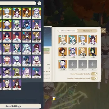 Genshin Impact Accounts Others Asia|AR 54|Premium Team Vesna|5 Limited + 1(*5 Weapon)|Vodyanitsa,Odette,Columbina,Chiori|4