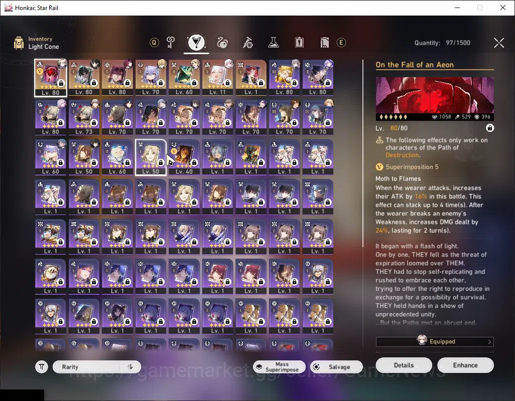 Honkai Star Rail Accounts End Game Asia|TL 68|12 Limited|[Kafka,Danil]+Sign,Castorice,Firefly,Sunday,Black 5