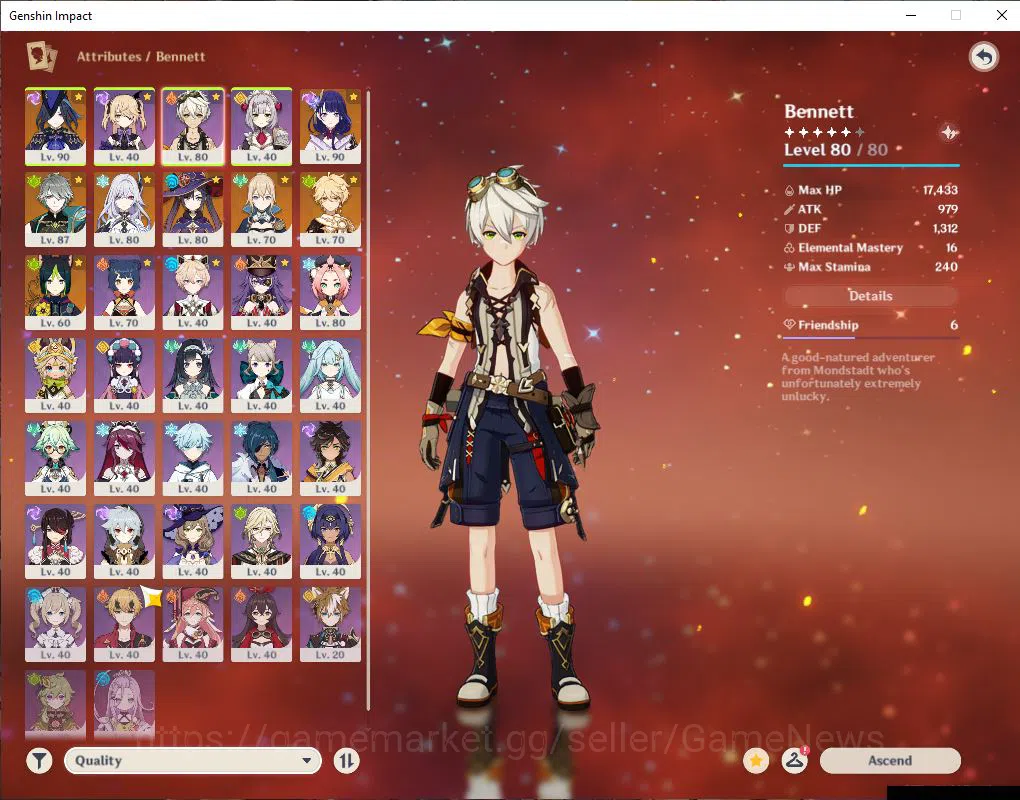 Genshin Impact Accounts ASIA|AR 55|4 Limit+3(*5WeP)|Clorinde+Sign,Skirk,Ra image 3