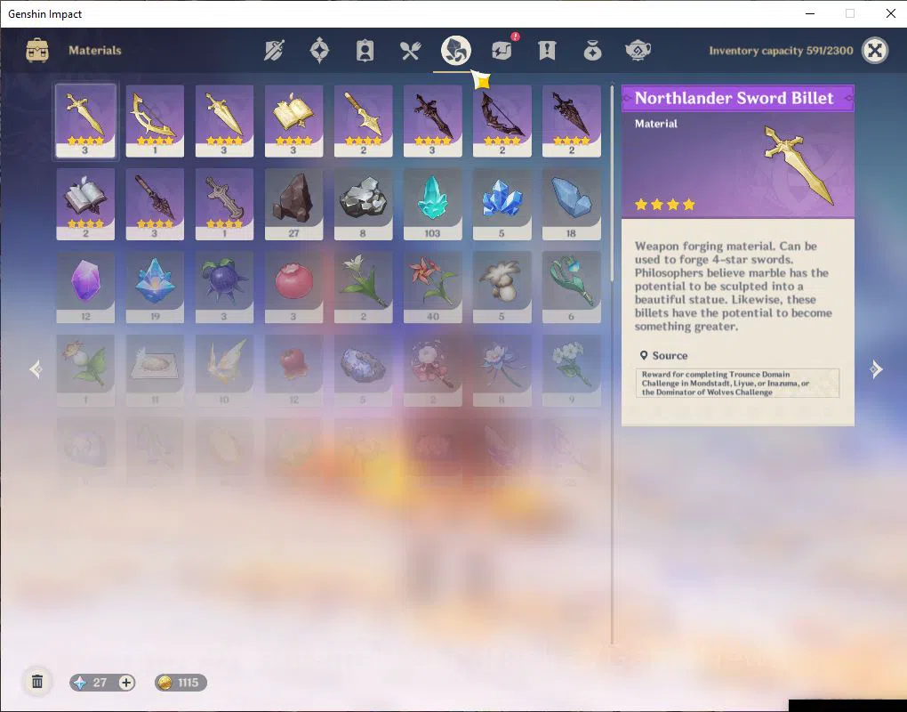 Genshin Impact Accounts ASIA|AR 55|4 Limit+3(*5WeP)|Clorinde+Sign,Skirk,Ra image 7