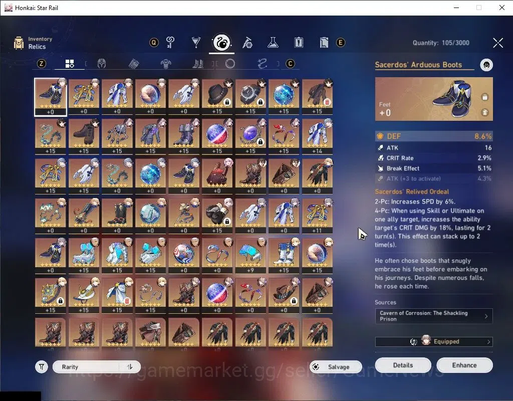 Honkai Star Rail Accounts Asia|TL 65|HyperCarry Team|10 Limited|SaberE1+Sign image 8