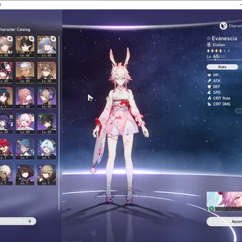 Honkai Star Rail Accounts Mid Game Asia|1 GC|TL 50|7 Limited (Sparkle)+Sign