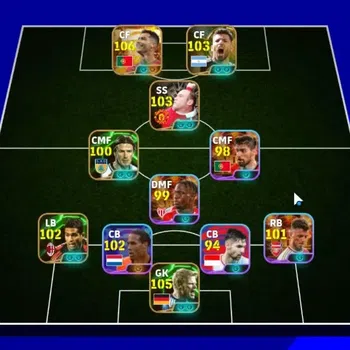 eFootball Accounts High-End Android|PW 3139|BigTime C Ronaldo|9 EPIC(Oliver Khan,Neymar,Bechkam)|7 ShowTime(Messi,Yamal,Ben