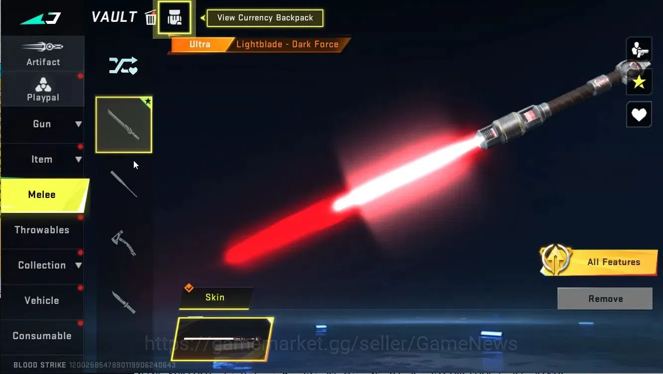 Blood Strike Accounts ASIA|1 ULTRA Melee[Lightblade-Dark Force]|1 Legend image 4