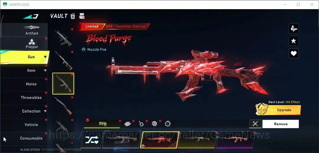 Blood Strike Accounts ASIA| Ultra Meele [Scythe]|Ultra [M4A1,Glock,INP-9 image 14