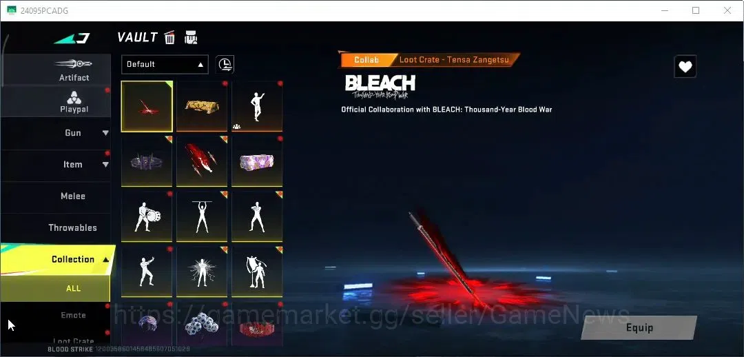 Blood Strike Accounts ASIA| Ultra Meele [Scythe]|Ultra [M4A1,Glock,INP-9 image 19