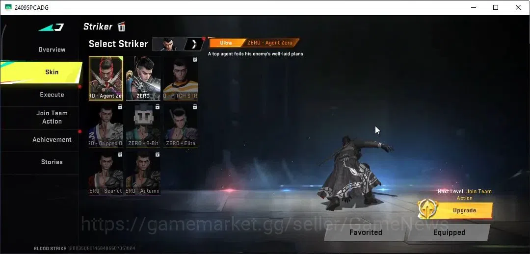 Blood Strike Accounts ASIA| Ultra Meele [Scythe]|Ultra [M4A1,Glock,INP-9 image 3