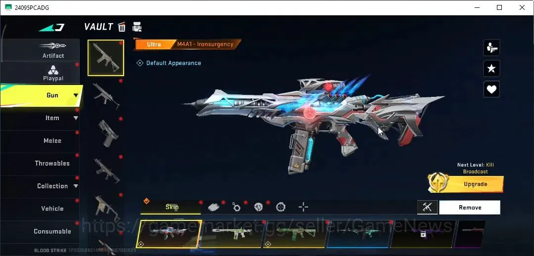 Blood Strike Accounts ASIA| Ultra Meele [Scythe]|Ultra [M4A1,Glock,INP-9 image 9
