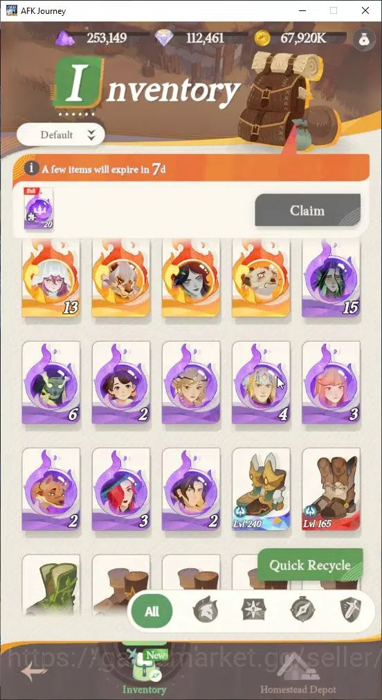 AFK Journey Accounts GLOBAL S4668|Ready Gacha|6 Hero Selector|29 S Char image 9