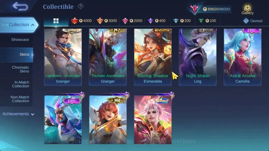 Mobile Legends: Bang Bang Accounts Hero 132|Skin 325|High Glory 78|Prime[Claude,Beatr image 11