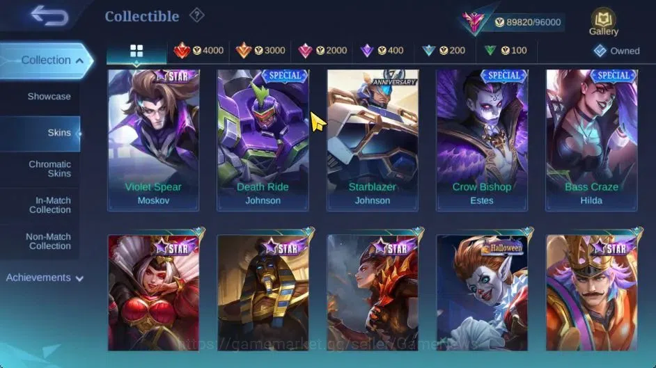 Mobile Legends: Bang Bang Accounts Hero 132|Skin 325|High Glory 78|Prime[Claude,Beatr image 14
