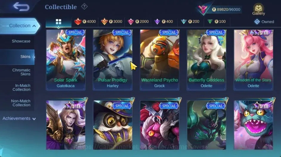 Mobile Legends: Bang Bang Accounts Hero 132|Skin 325|High Glory 78|Prime[Claude,Beatr image 15