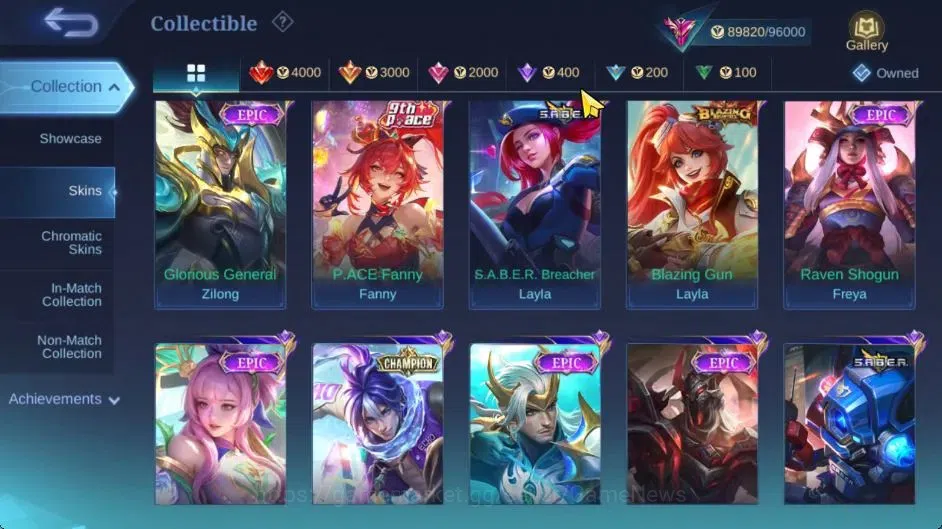 Mobile Legends: Bang Bang Accounts Hero 132|Skin 325|High Glory 78|Prime[Claude,Beatr image 8