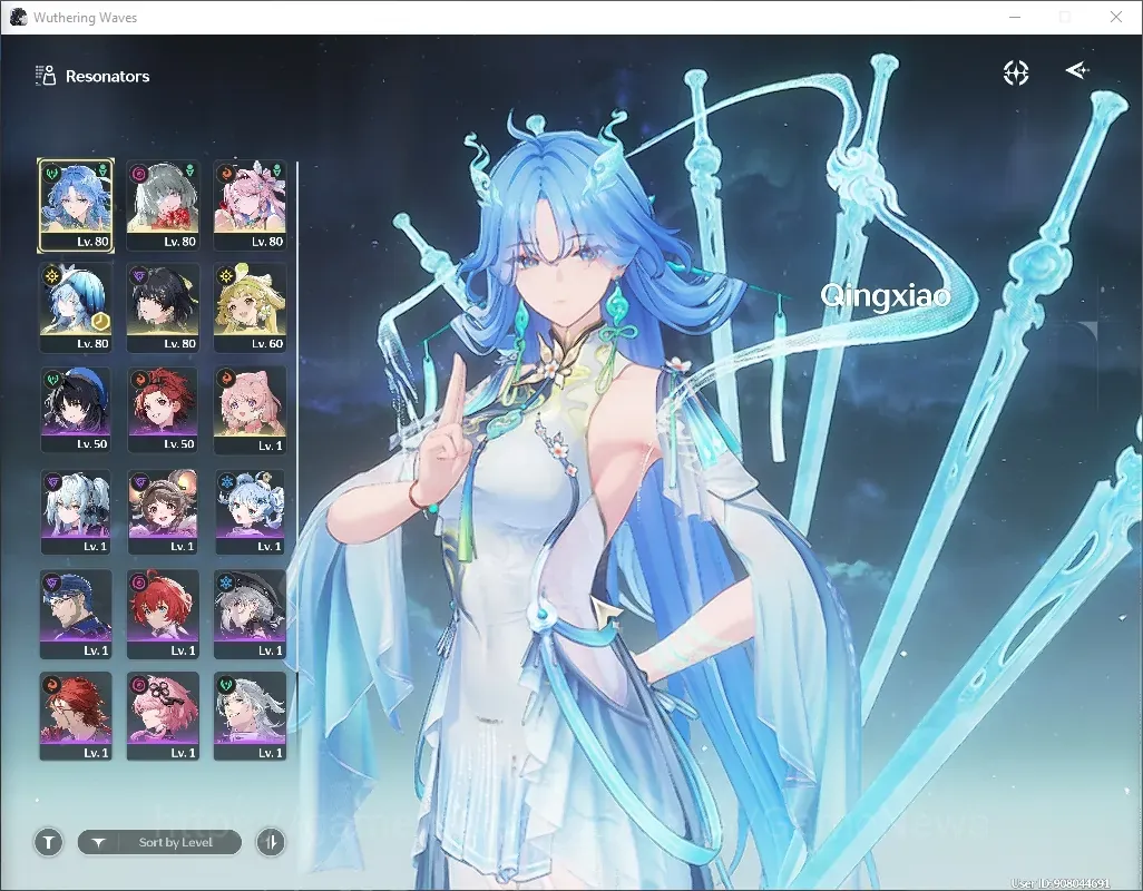 Wuthering Waves Accounts Others SEA|UL 54|3 Limited|(Qingxiao RC6,Phrolova)+Sign Denia & 2 Standard Encore,Verina|DB Lvl 1