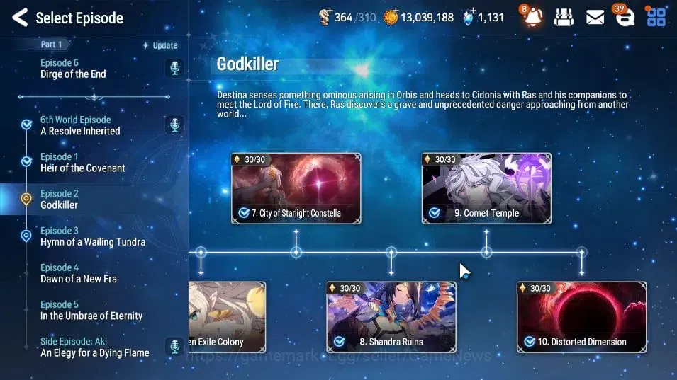 Epic Seven Accounts High-End GLOBAL Unverif|New Era|9 ML(Har setti,A Vildred,NM Luna,LC Bellona)+Rinak,Estelle,Etc|PoH+Bless 18
