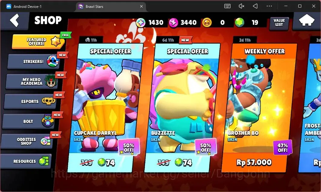 Brawl Stars Accounts Global | 554 Thropy|13 Brawler|2 Max Hypercharge(S image 4