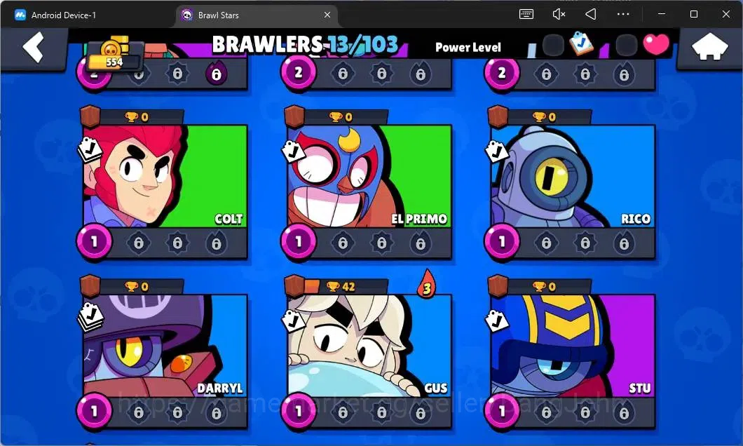 Brawl Stars Accounts Global | 554 Thropy|13 Brawler|2 Max Hypercharge(S image 6