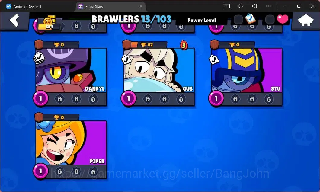 Brawl Stars Accounts Global | 554 Thropy|13 Brawler|2 Max Hypercharge(S image 7