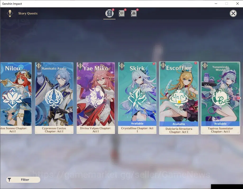 Genshin Impact Accounts Asia|AR57|11 Limited+2(*5Wep)|Arlecchino,Zibai,Kaz image 18