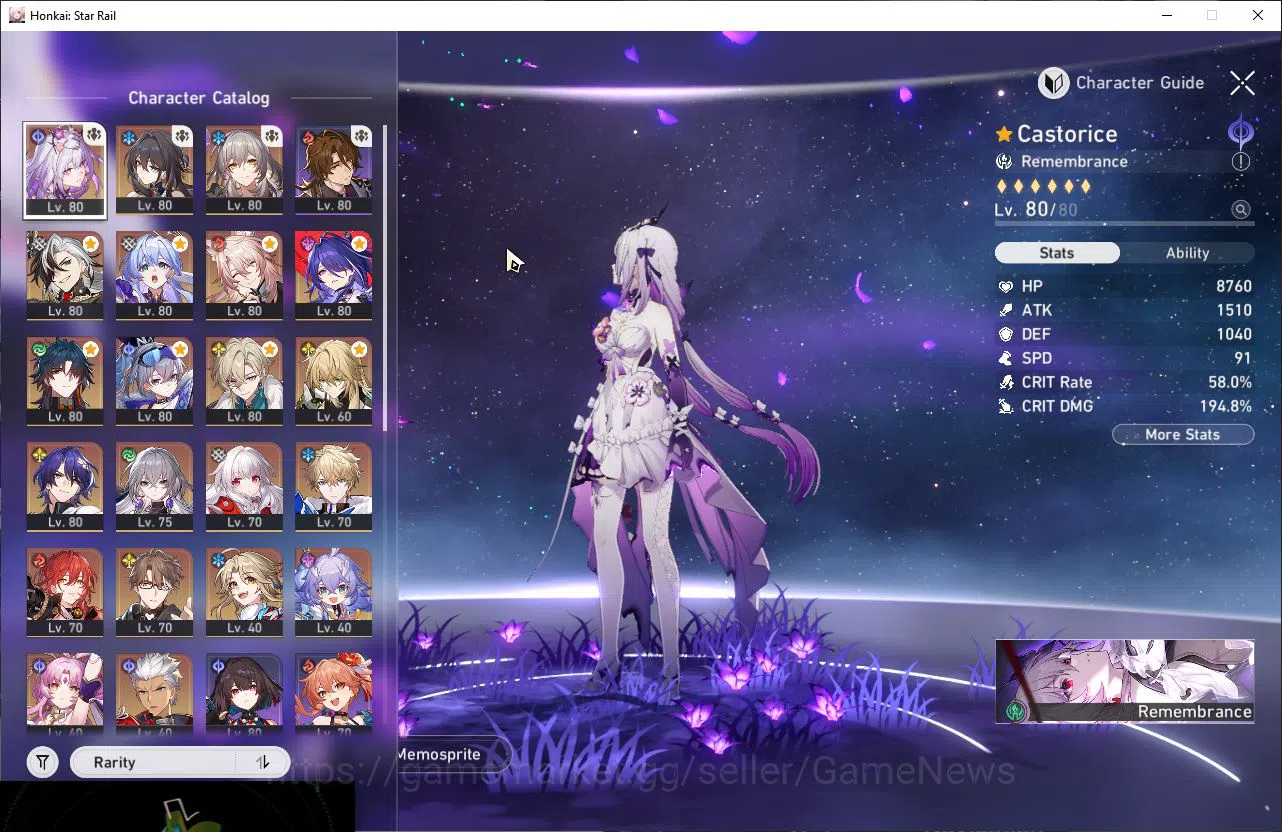 Honkai Star Rail Accounts ASIA|TL 70 |10 Limited |Archeron E2,Ruan Mei,Aven] image 2