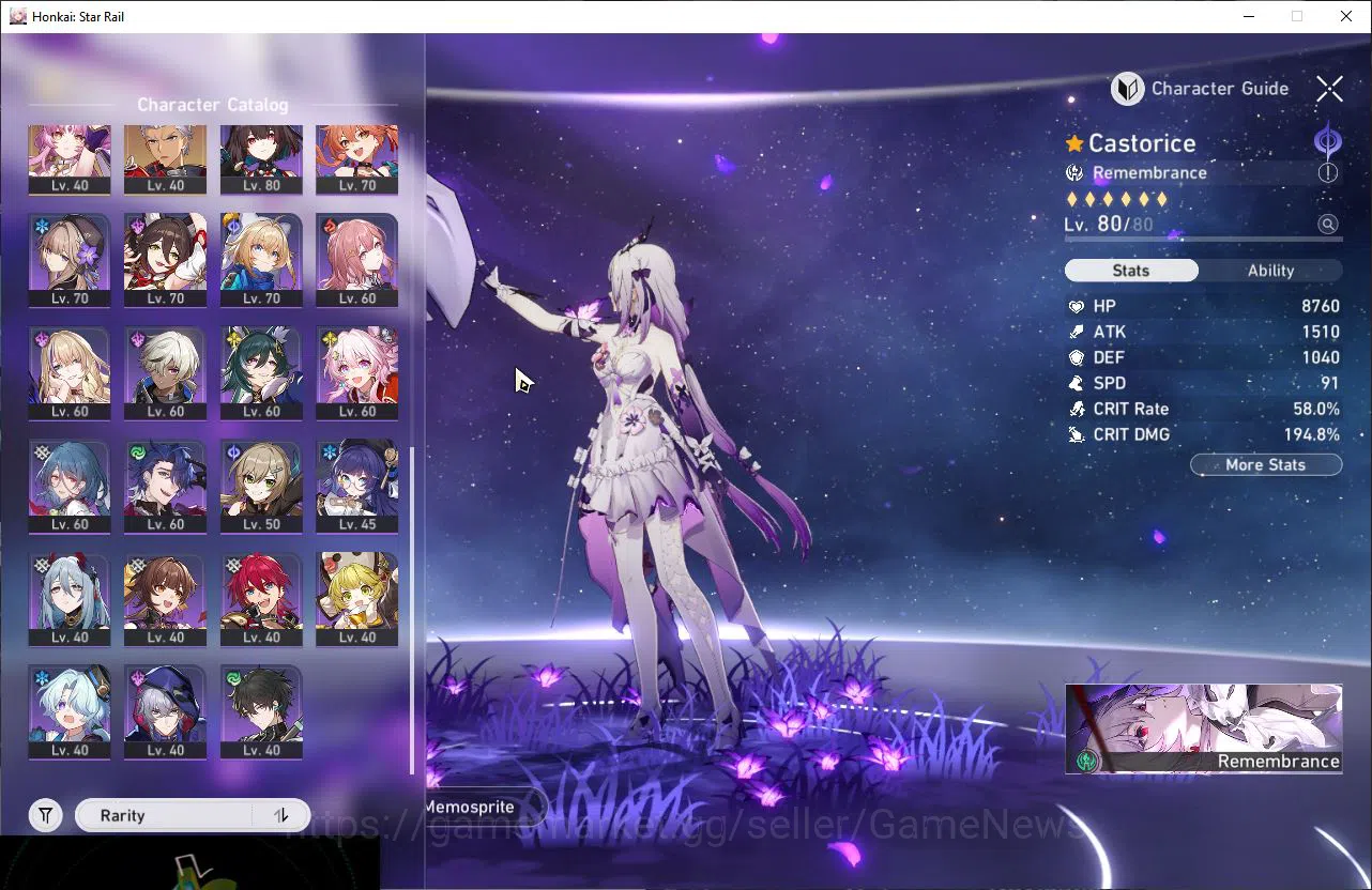 Honkai Star Rail Accounts ASIA|TL 70 |10 Limited |Archeron E2,Ruan Mei,Aven] image 3