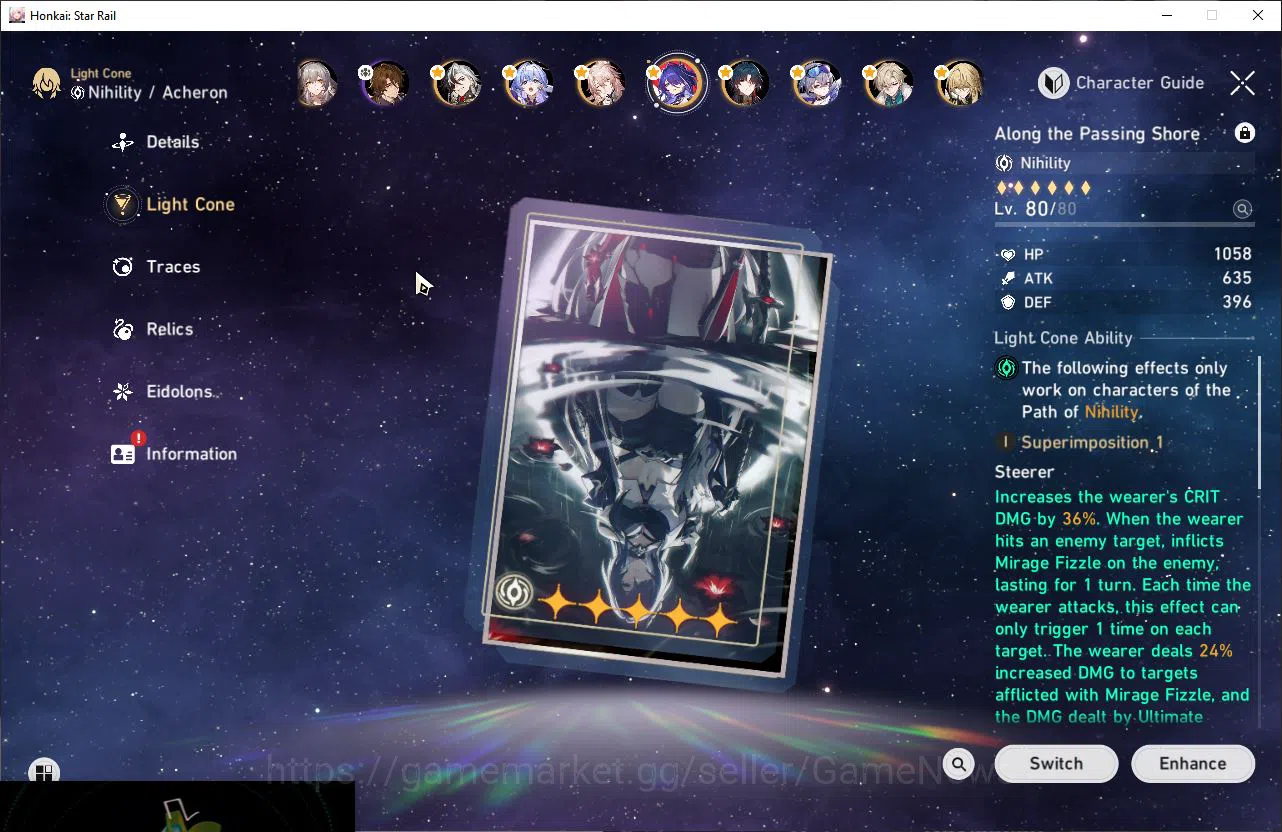 Honkai Star Rail Accounts ASIA|TL 70 |10 Limited |Archeron E2,Ruan Mei,Aven] image 6