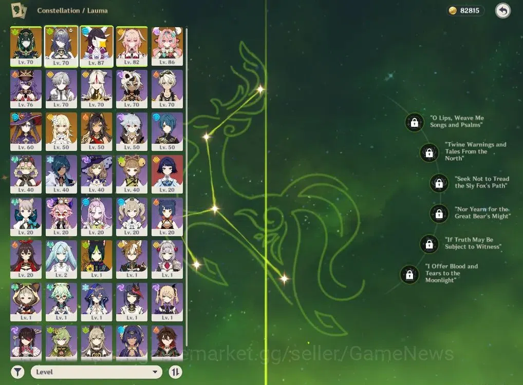 Genshin Impact Accounts ASIA|AR55|5Limited+30(*4Character)|Linnea,Columbin image 3