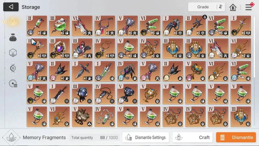 Chaos Zero Nightmare Accounts GLOBAL|Lv 54|9 SSR([HeidimariM4,Rita]+Sign,Tenbria,Diana,Nine,Rin,OrleaM1,MeiLin,Hugo)+11 11